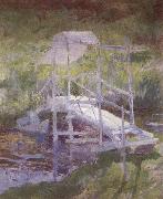 The White Bridge John Henry Twachtman